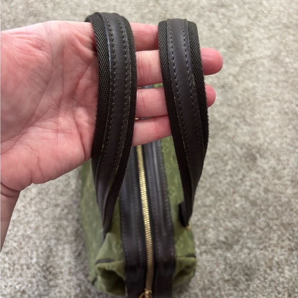 AUTHENTIC Vintage 2002 Louis Vuitton Mini Lin Josephine PM Green Monogram Bag - Picture 3 of 16